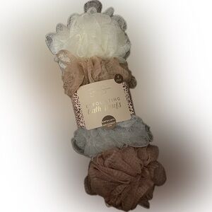 Exfoliating Bath Poufs 4-Pack